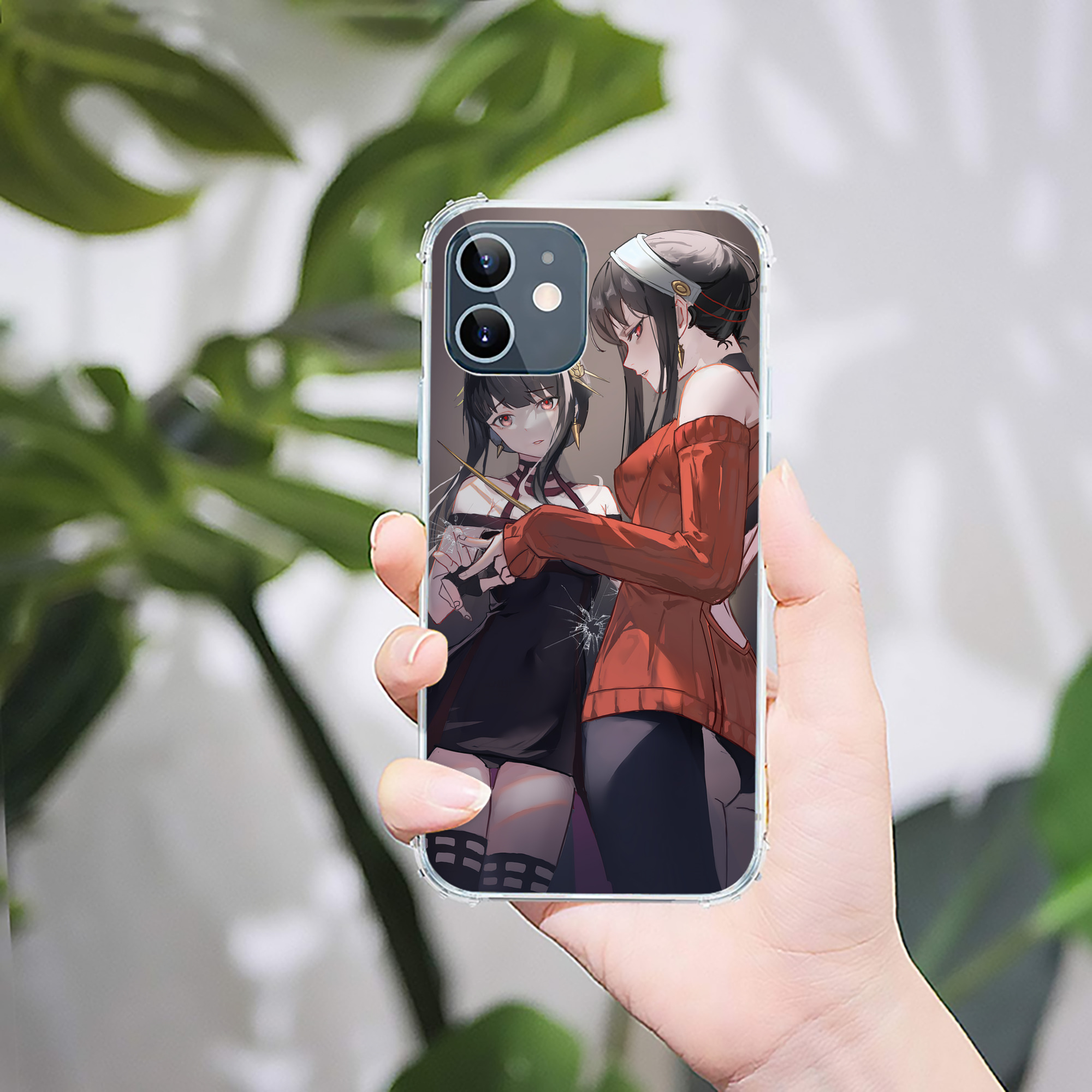 （画像用） SPY×FAMILY间谍家家酒 【iPhone 12シリーズ対応】透明スマホケース（クリアソフトケース）